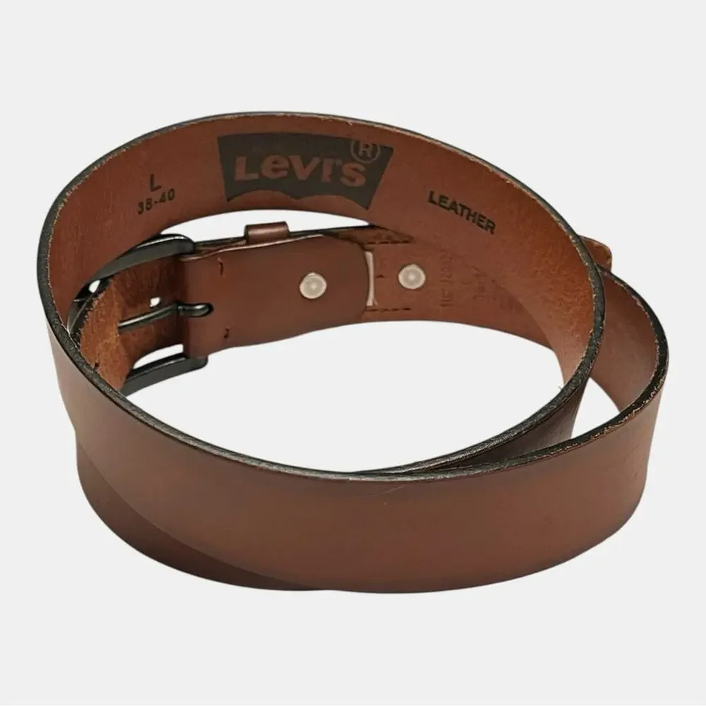 LEVI’S Men’s Brown Leather Belt Size 38-40